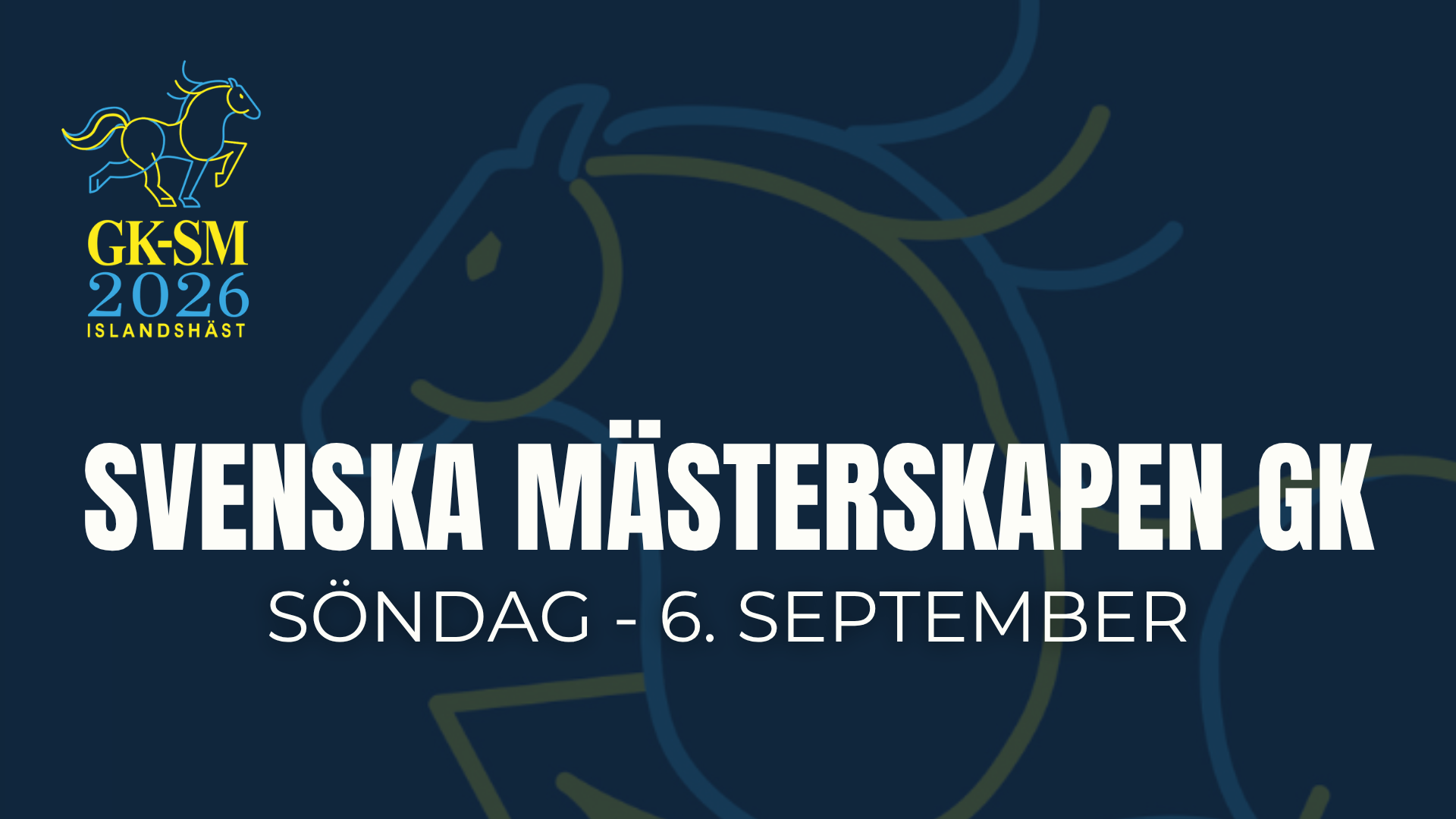 6. September - Gæðingakeppni-SM