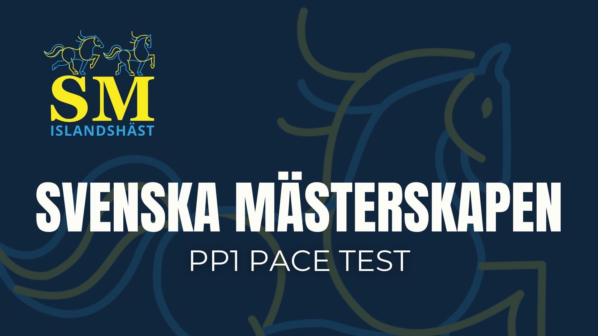 PP1 Pace test - Swedish Championship