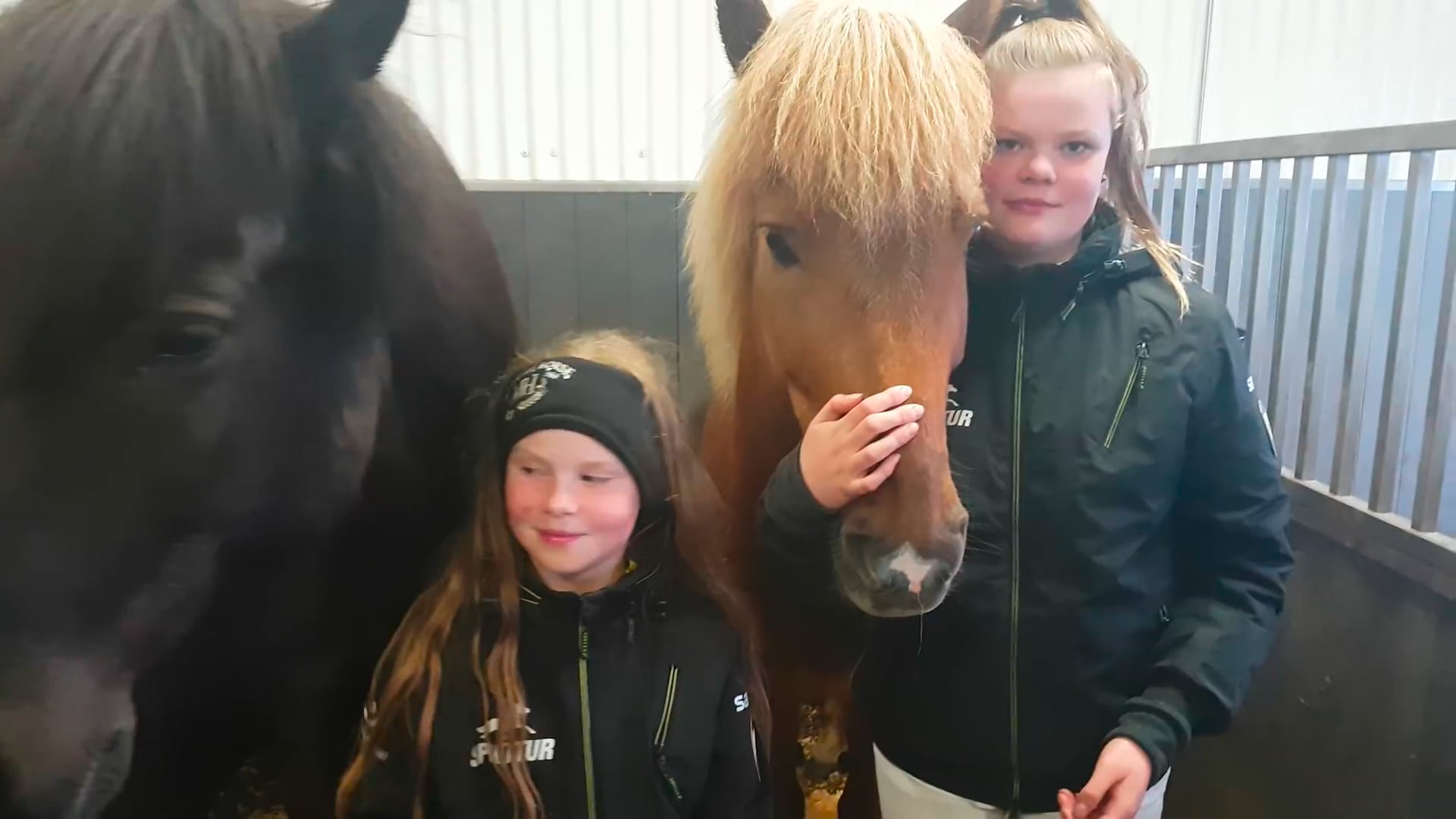 Guðný Dís og Elva Rún á Landsmóti 2018