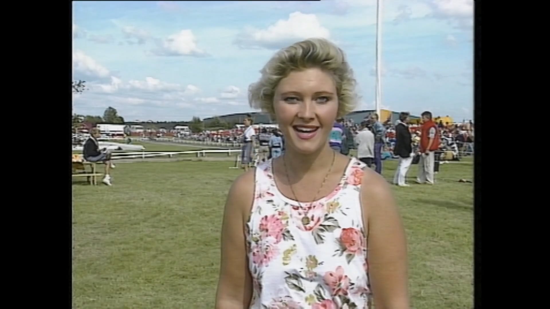 Fréttaskot frá HM 1991 í Svíþjóð