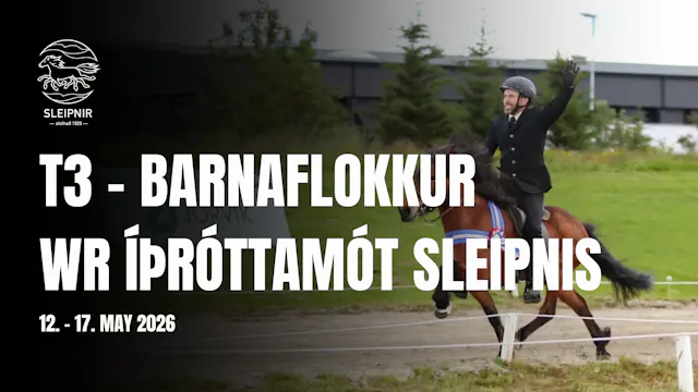 T3 Barnaflokkur forkeppni - WR Íþrótt...