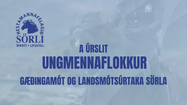 A úrslit B flokkur ungmenna - Gæðinga...