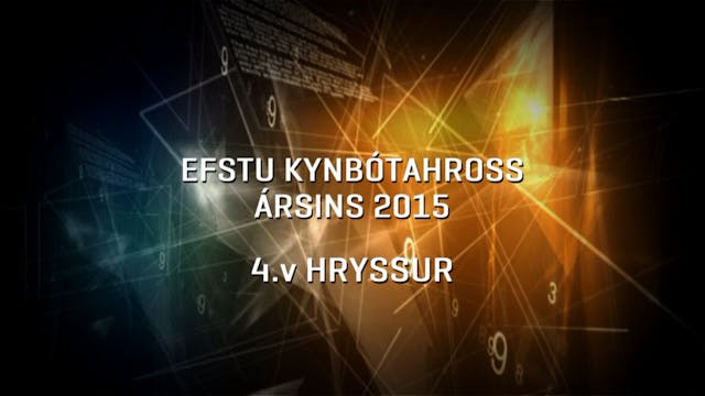 Efstu kynbótahross ársins 2015