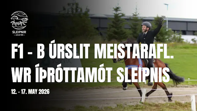 F1 B úrslit Meistaraflokkur - WR Íþró...