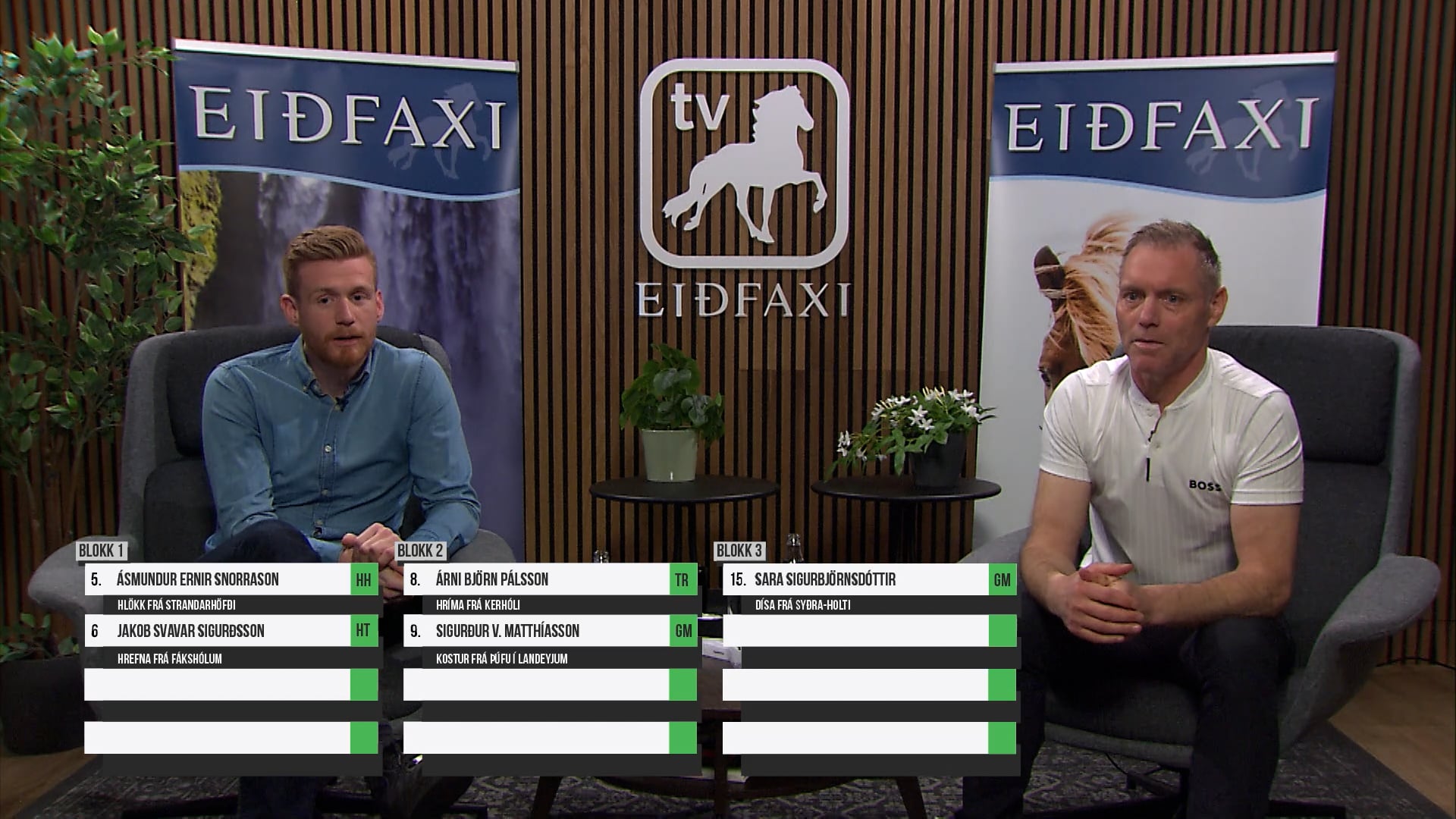 Dregið í ráslista - Tölt og flugskeið