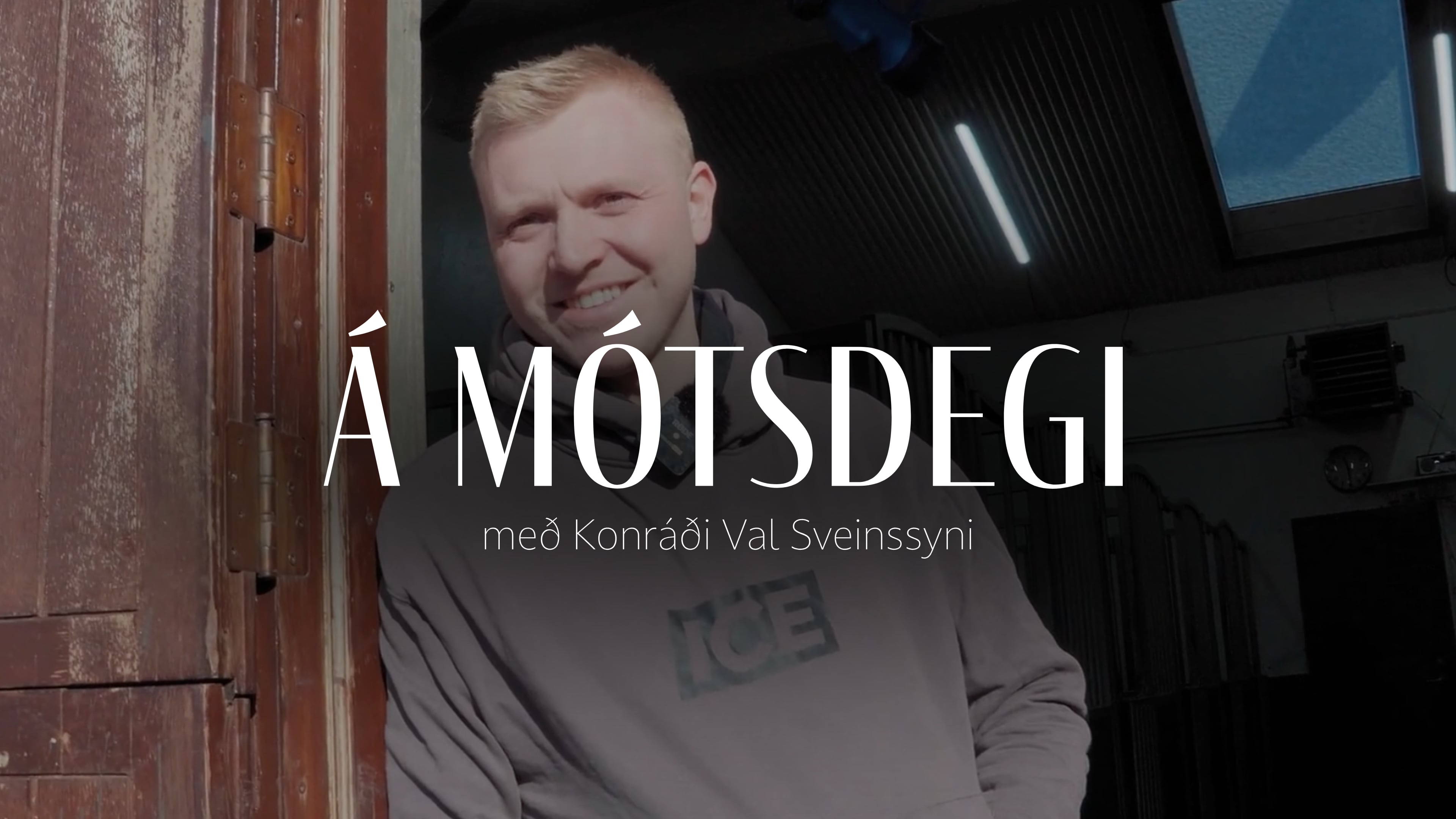 Á mótsdegi með Konráði Val