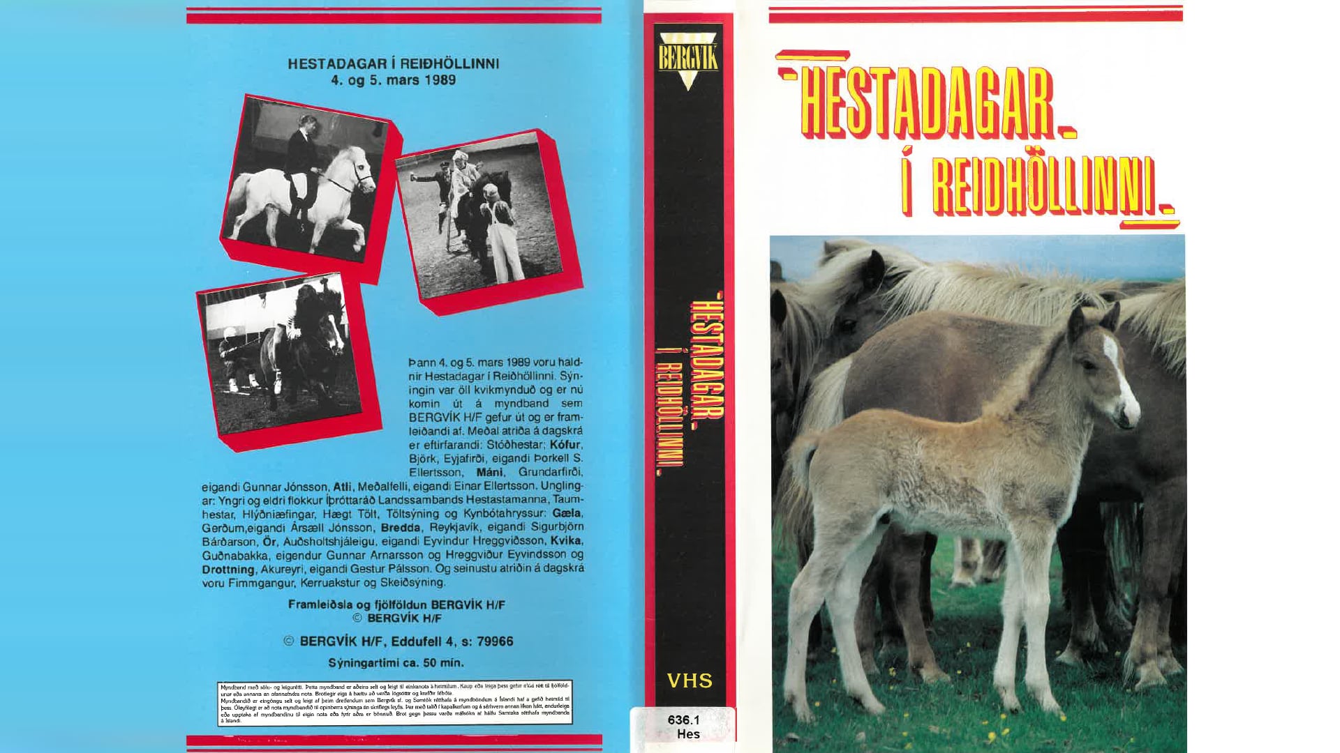 Hestadagar í Reiðhöllinni 1989