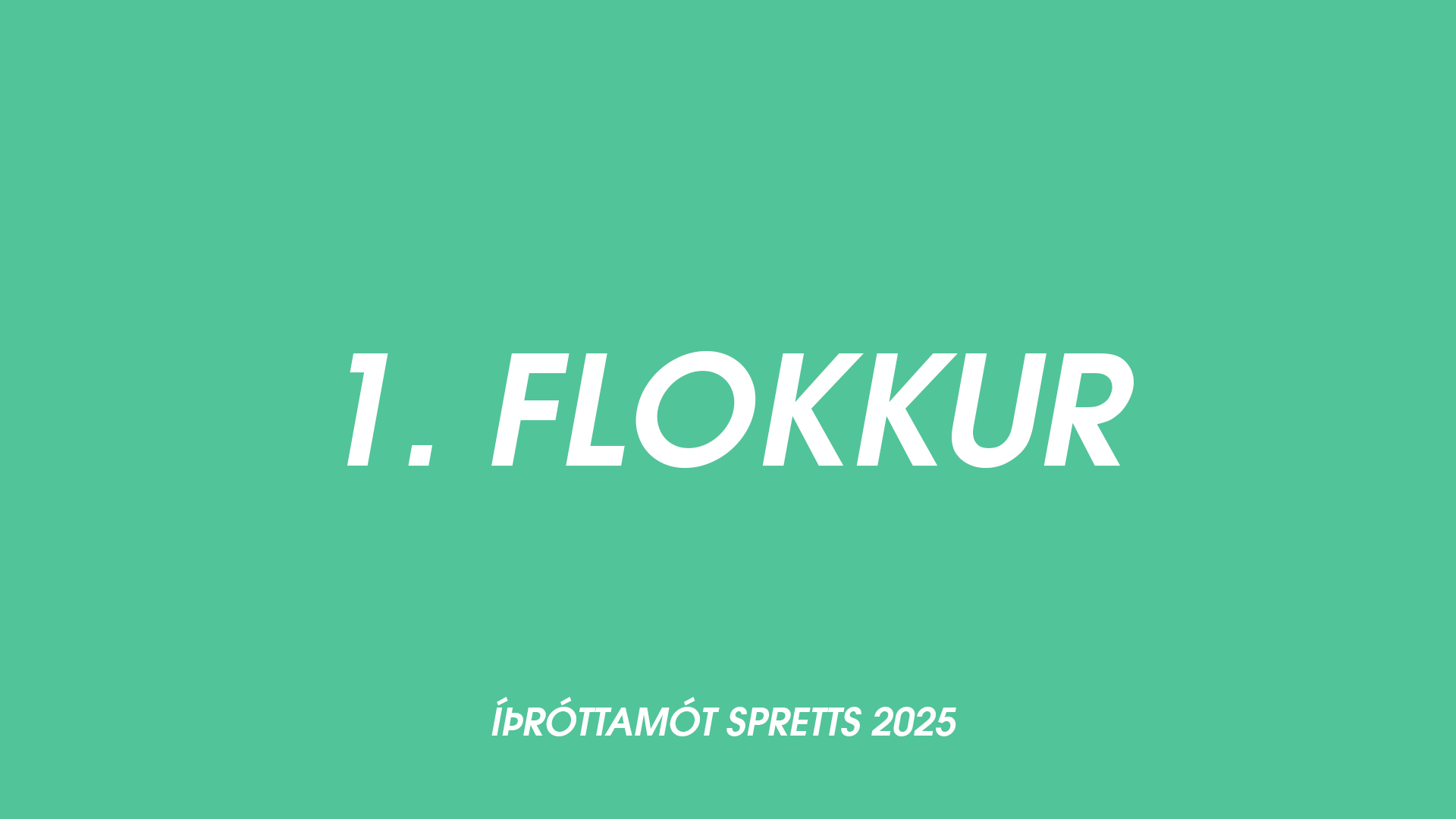 1. flokkur