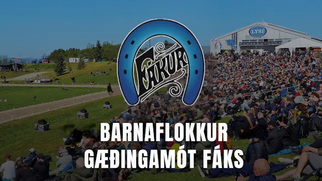 Barnaflokkur - Gæðingamót Fáks og Lan...