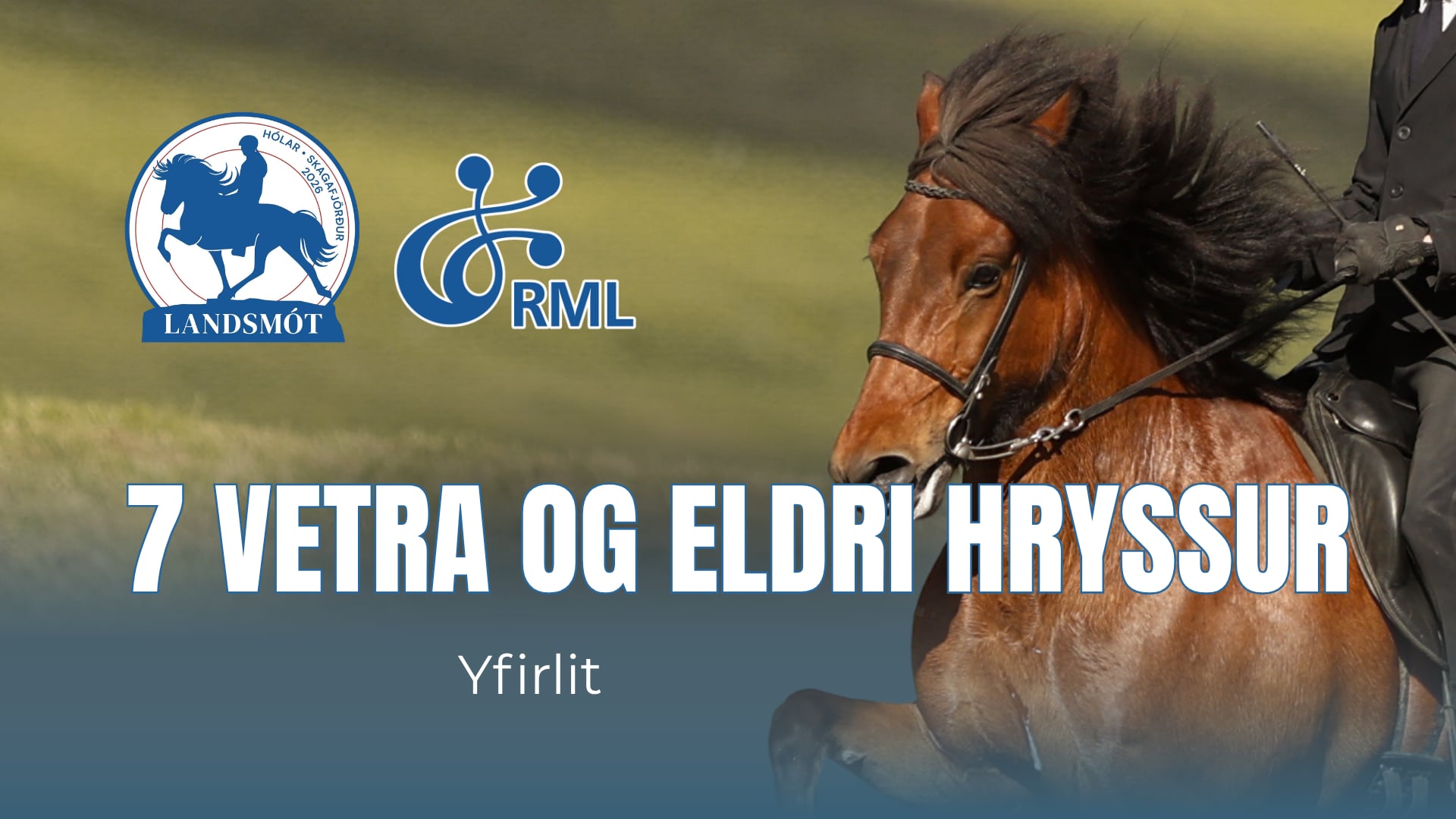 7 years and older mares, second round - Landsmót hestamanna