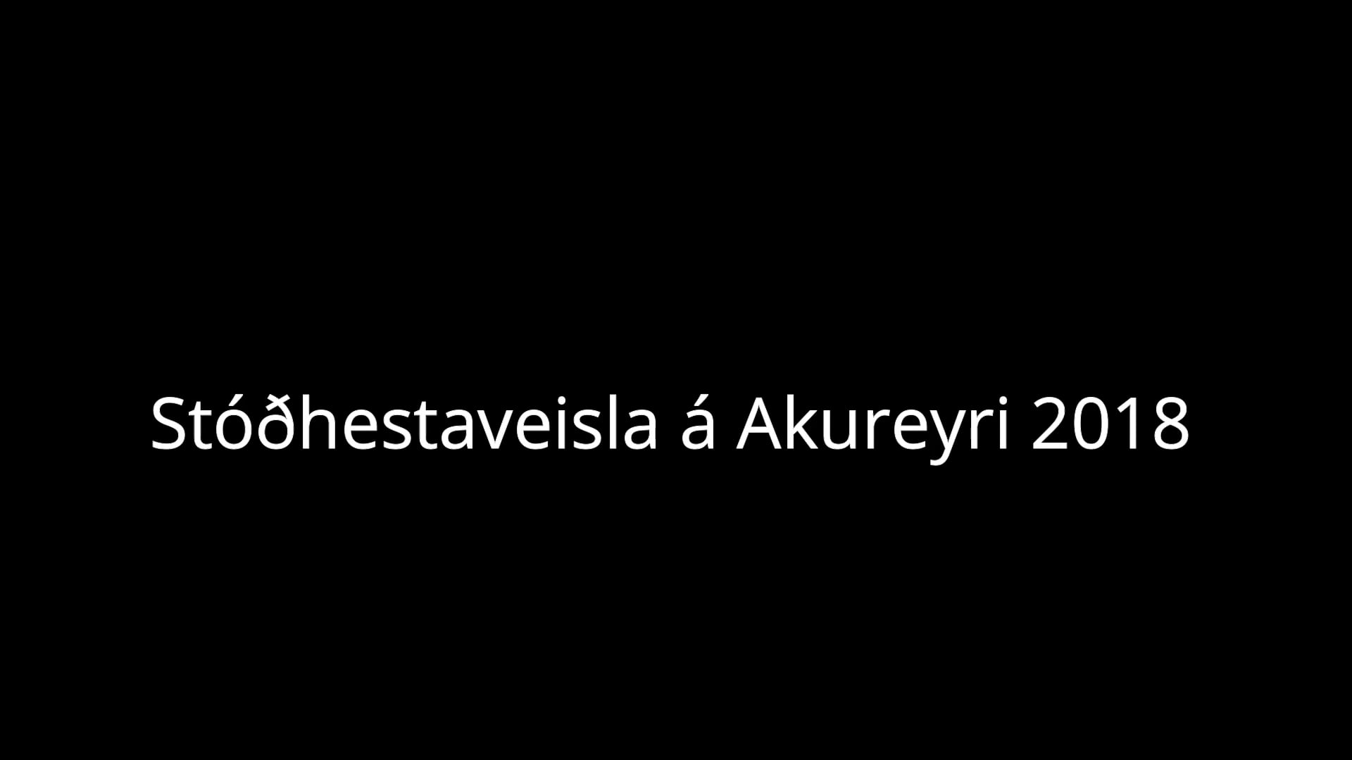 Stóðhestaveisla á Akureyri 2018