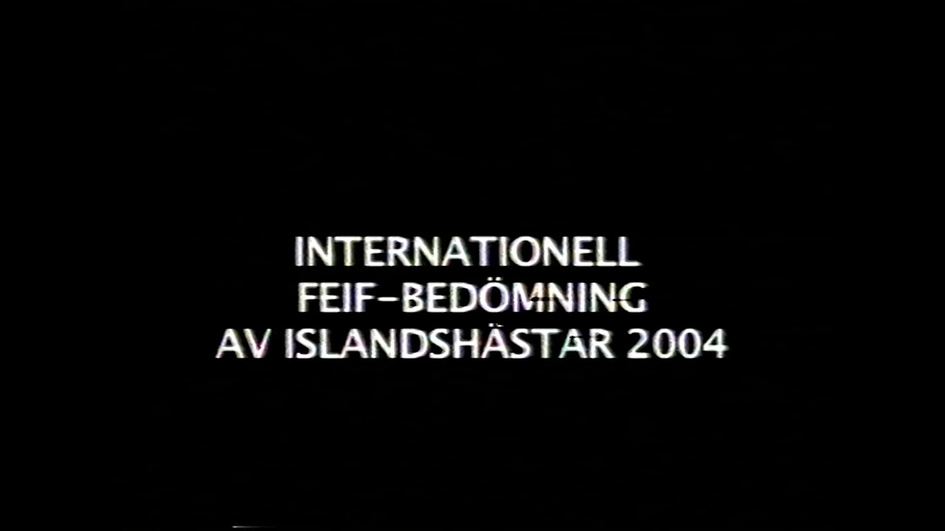 Bedömning AV Islandshastar 2004