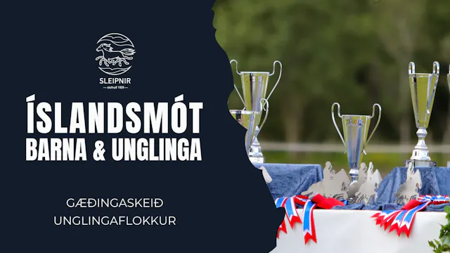 Gæðingaskeið Unglingaflokkur - Ísland...
