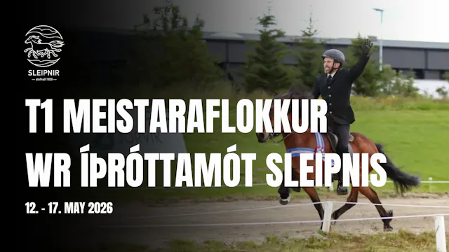 T1 Meistaraflokkur forkeppni - WR Íþr...