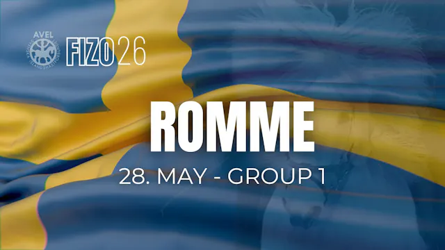 28. May - FIZO Romme Group 1, 8-10