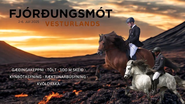 A-úrslit ungmennaflokkur - Fjórðungsmót