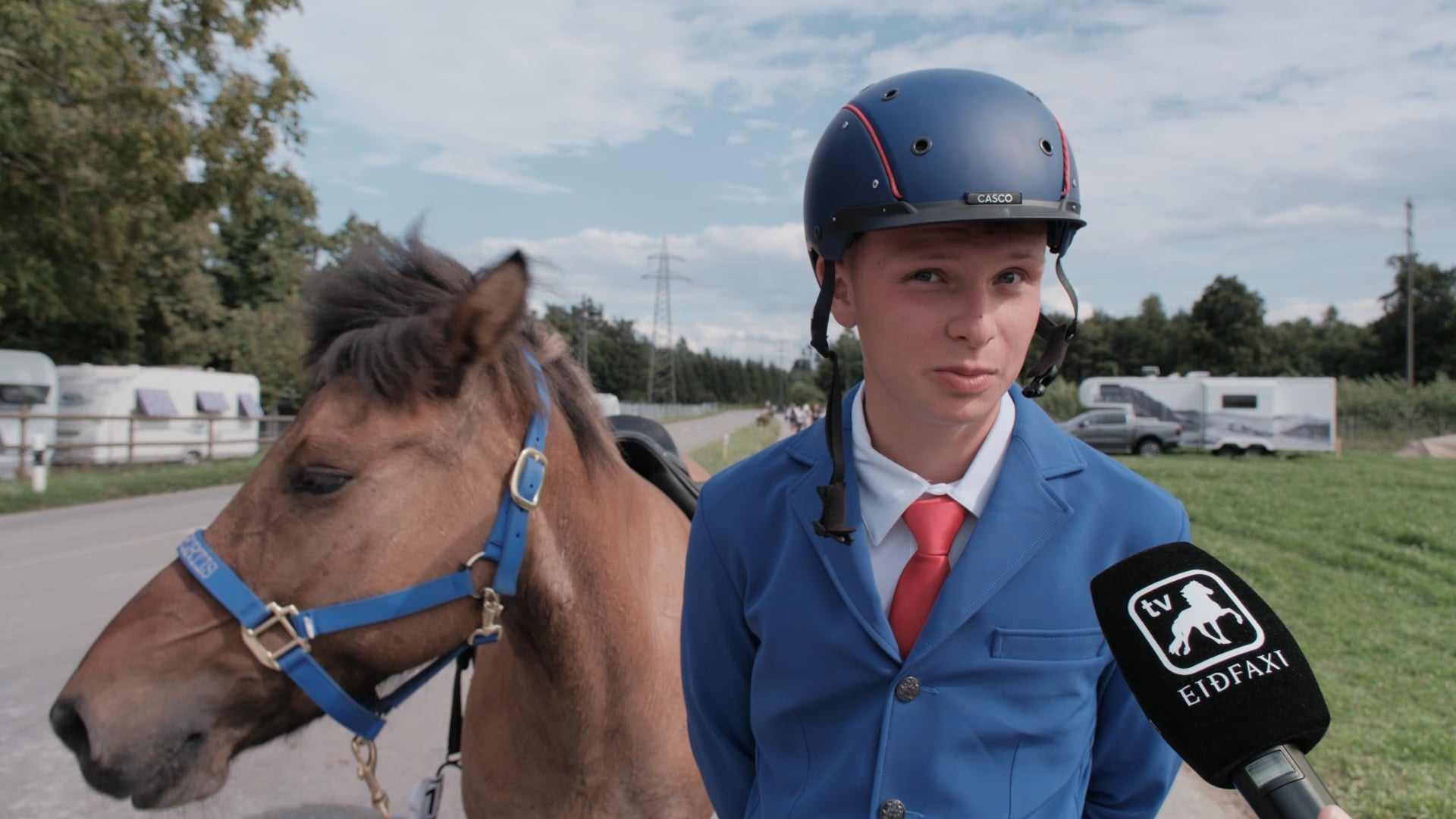 Viðtal við Matthías Sigurðsson eftir gæðingaskeið á HM´25