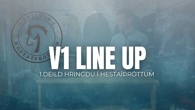 V1 Line Up fourgait - 1 deild Hringdu