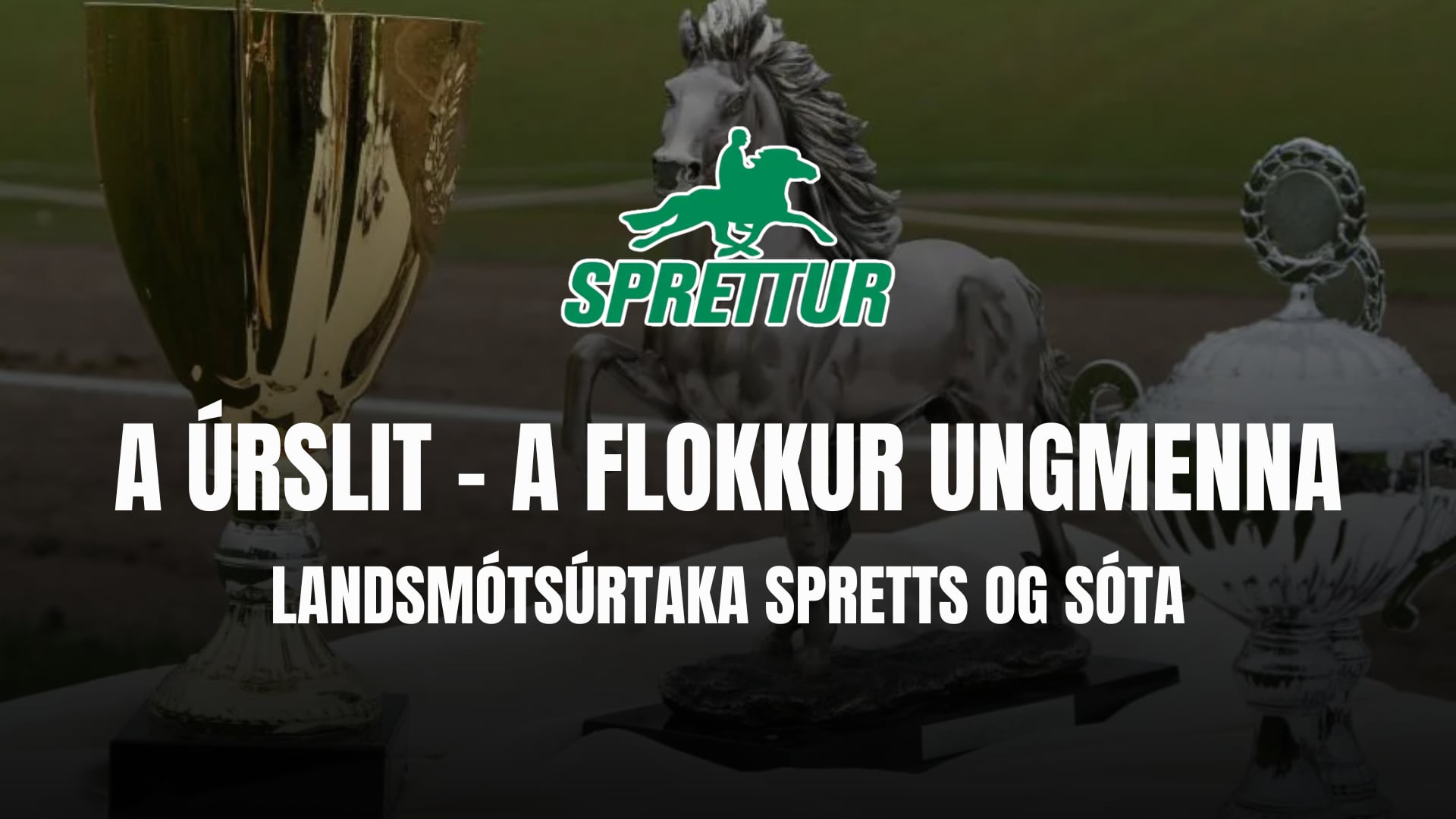 A úrslit A flokkur ungmenna - Gæðingamót Spretts
