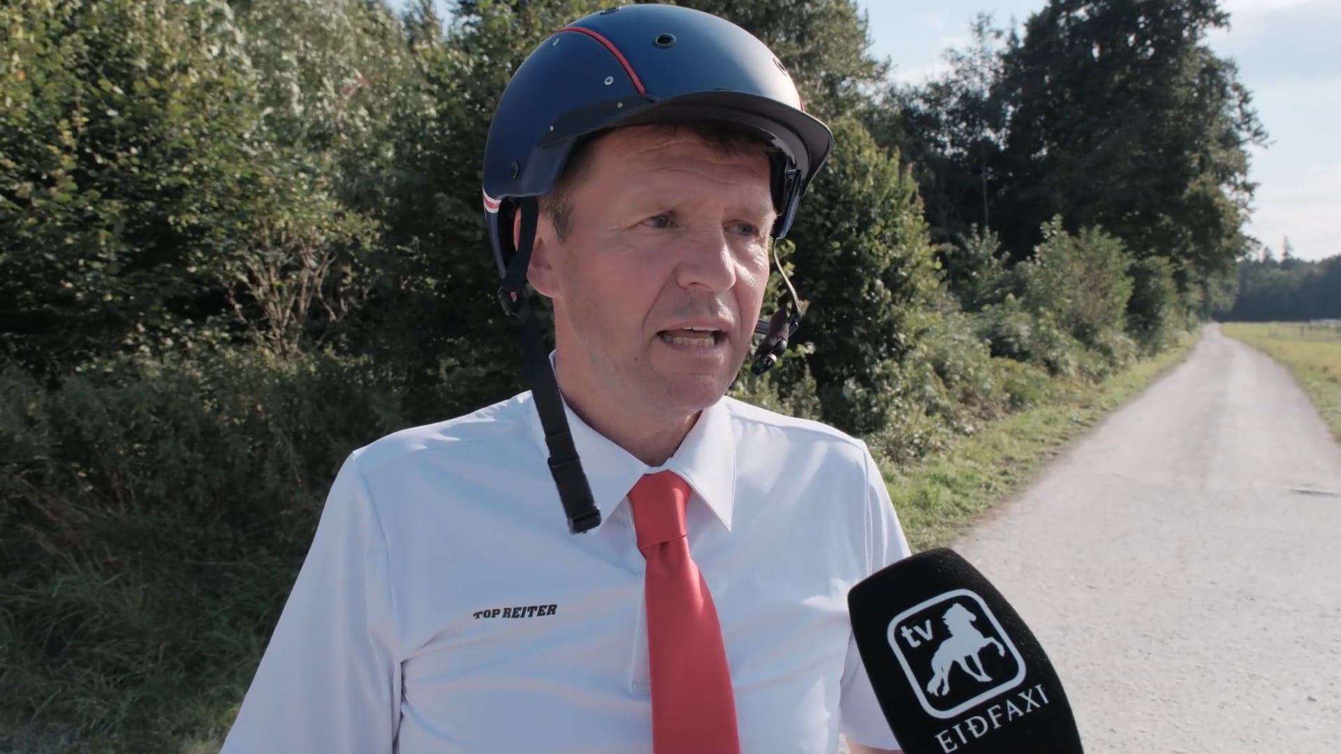 Viðtal við Hinrik Bragason eftir gæðingaskeið á HM´25-1