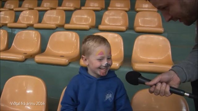 Viðtöl við krakka á Íslandsmóti 2014