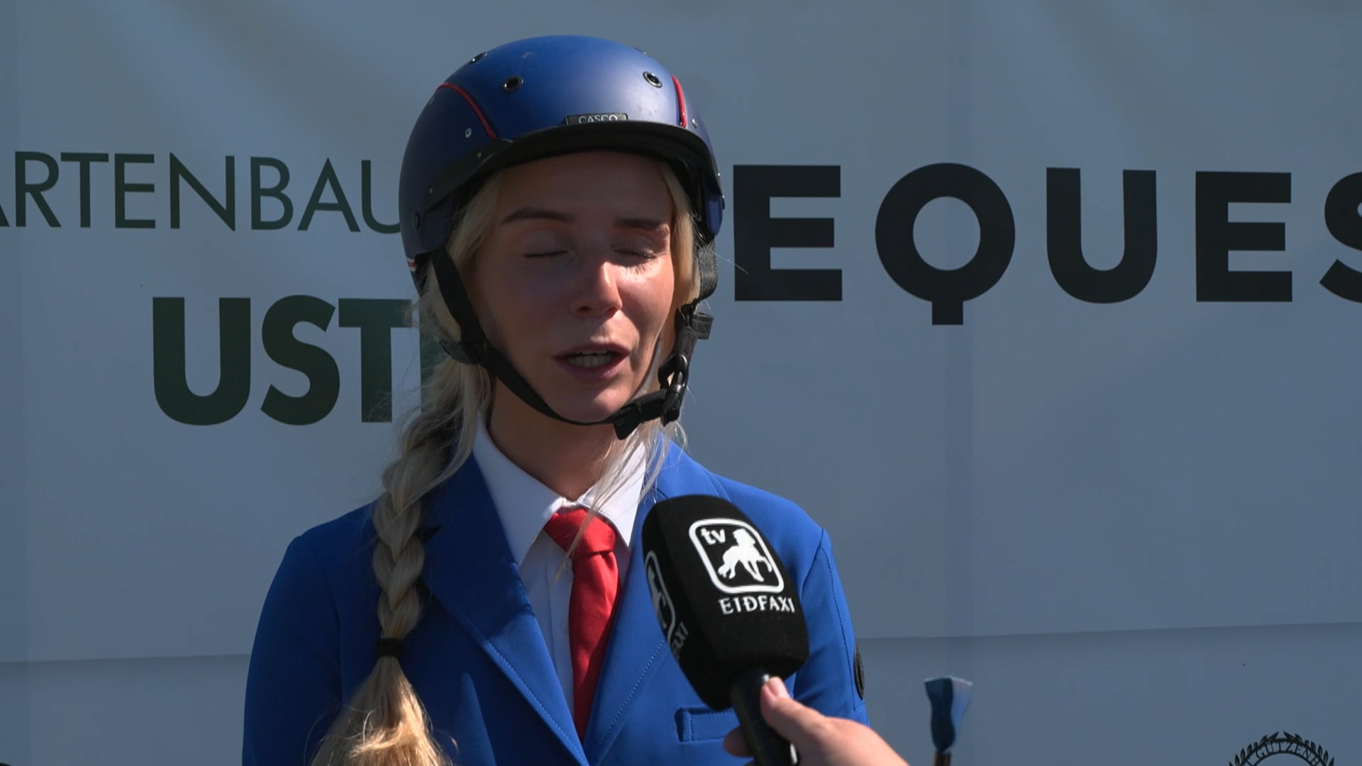 Viðtal við Glódísi eftir fimmgang á fimmtudegi