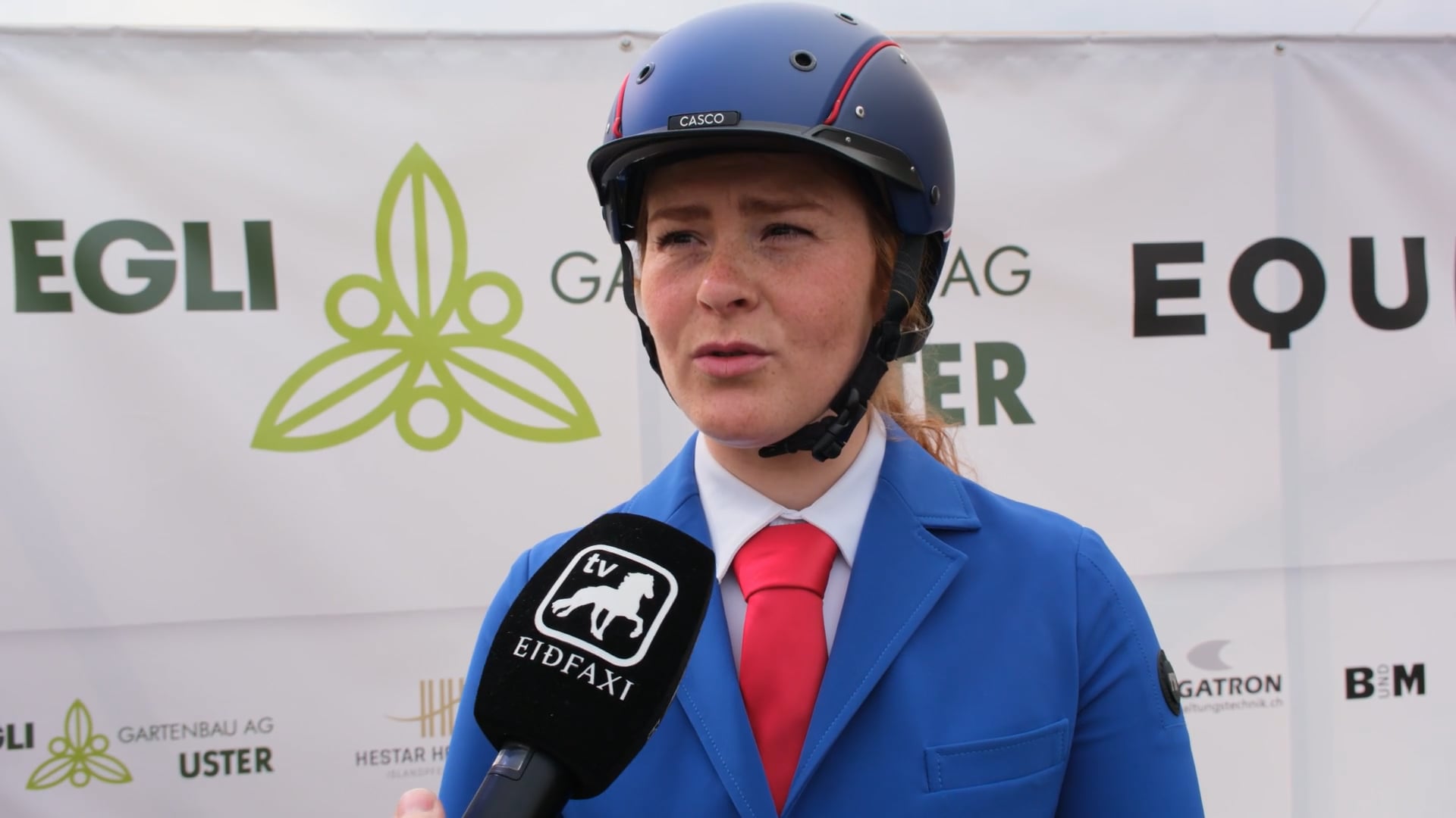 Viðtal við Söru Sigurbjörnsdóttur eftir T2 á HM´25