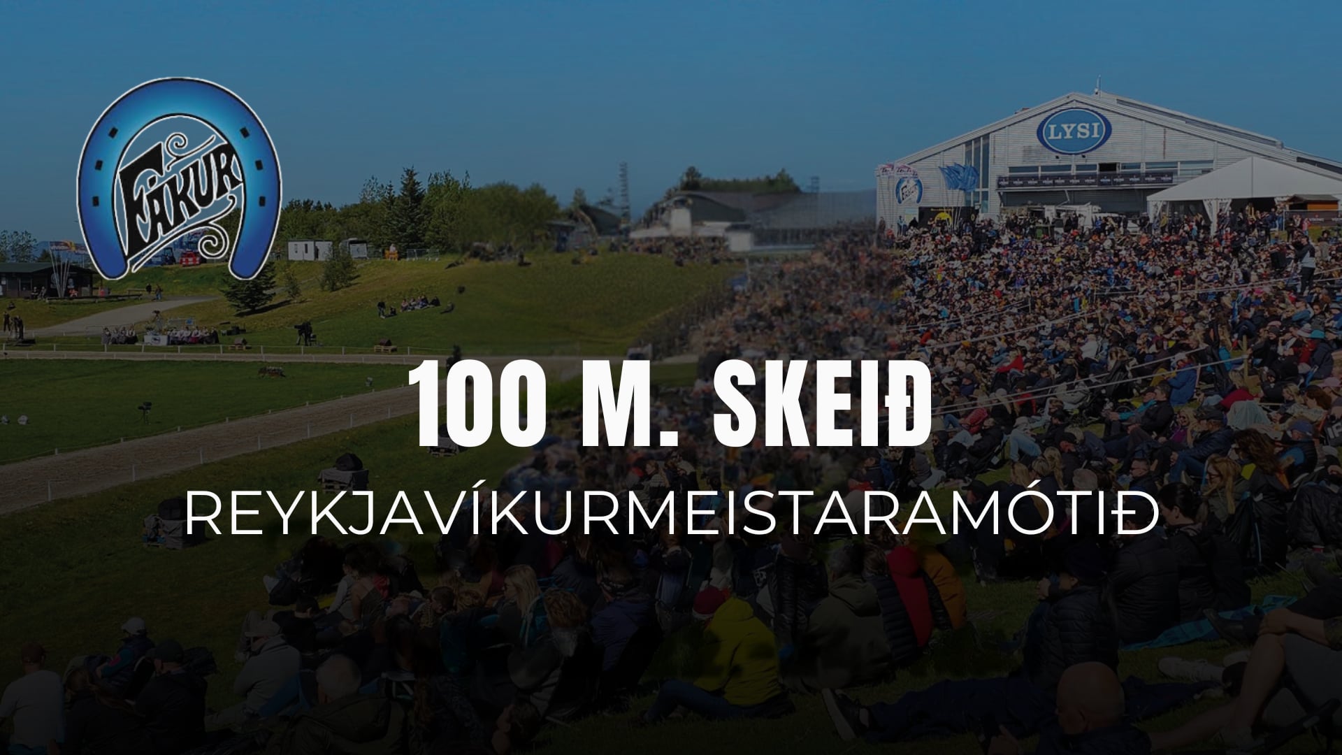 100 m. pace - Reykjavíkurmeistaramótið