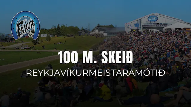 100 m. pace - Reykjavíkurmeistaramótið