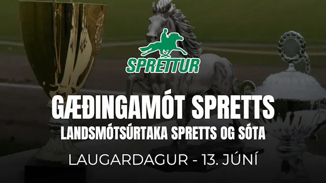 13. June - Gæðingamót og úrtaka Spret...