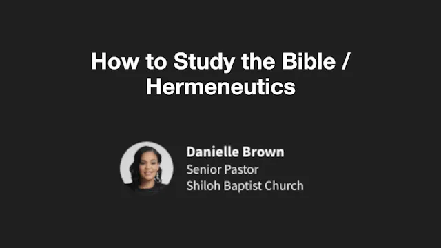 BS202529 - How to Study the Bible Her...
