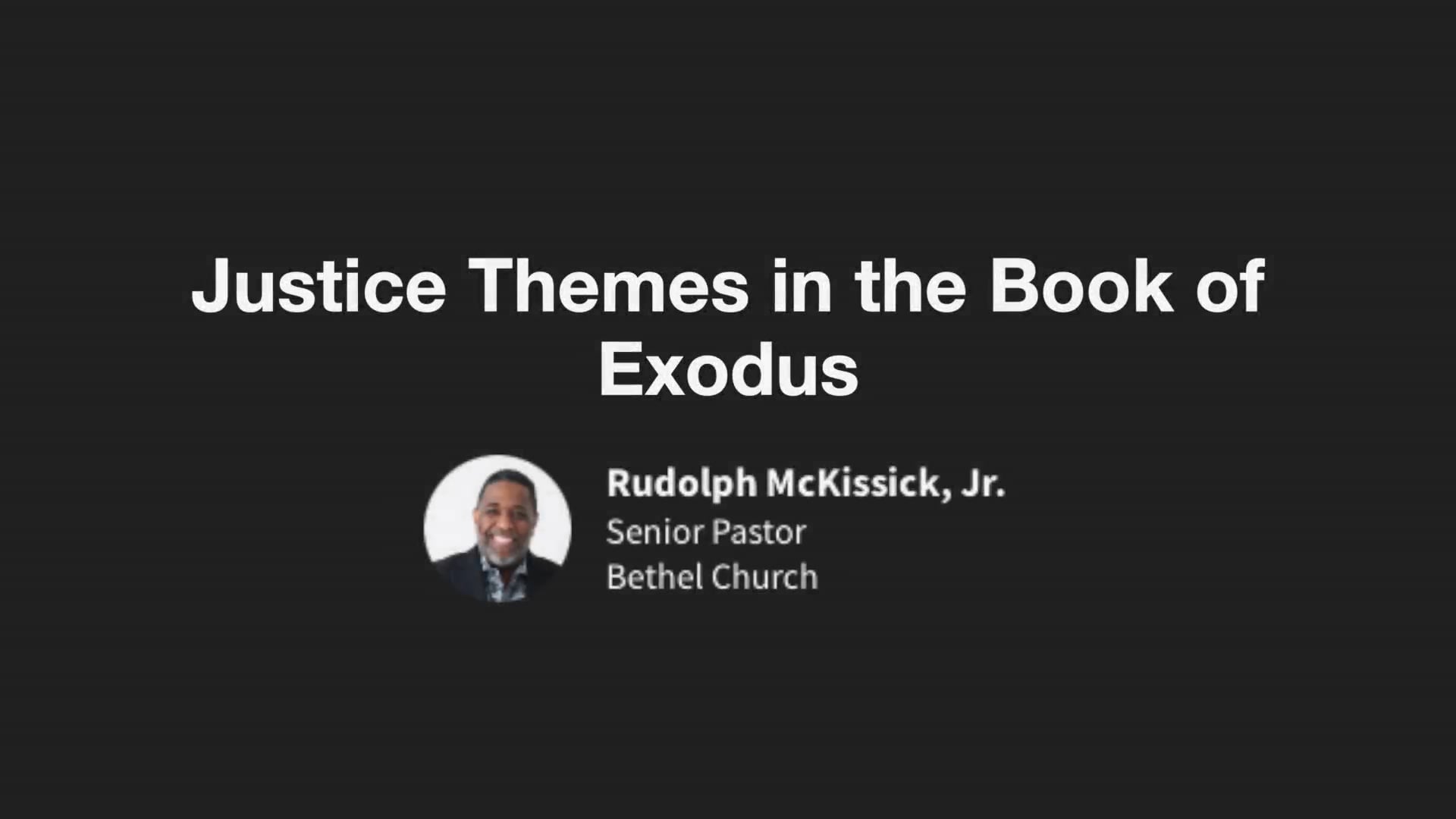 BS202502 - Justice Themes in the Book of Exodus