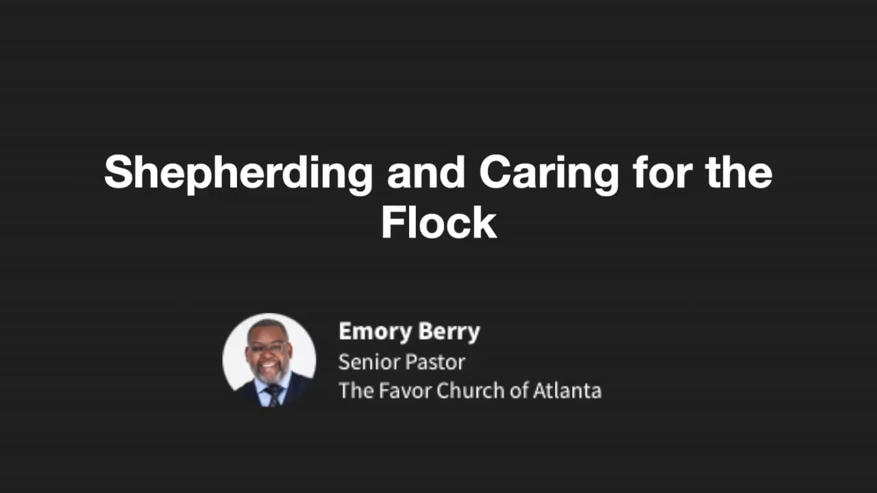 EK Bailey Preaching Conference Video