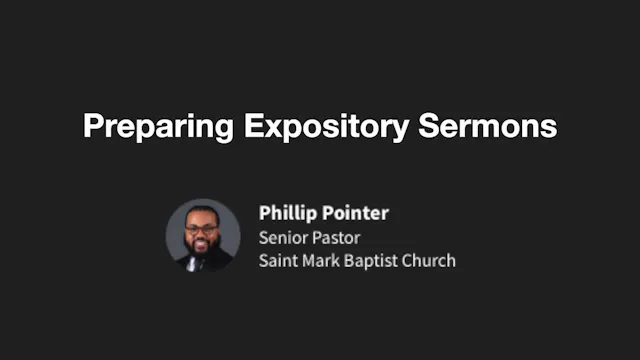 BS202511 - Preparing Expository Sermons