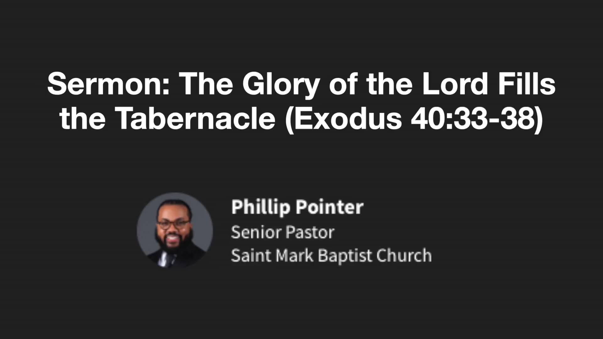 GS202509- Sermon from the Living Legend, Bishop Keith Reed, Sr.