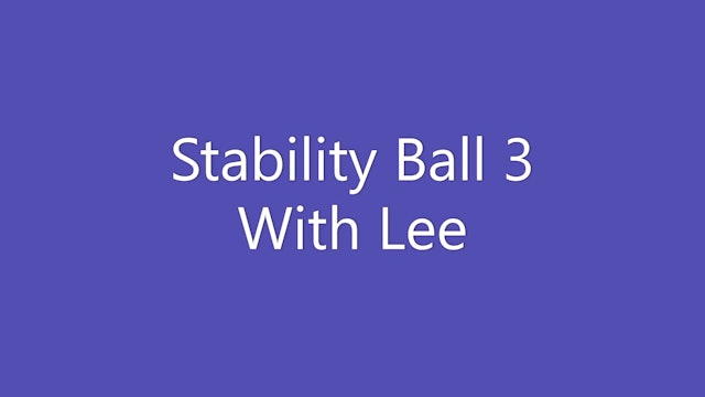 Stability Ball 3 With Lee