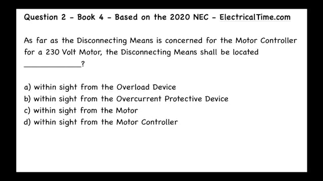 2020-04-002 NEC 430.102(A) Motor Cont...