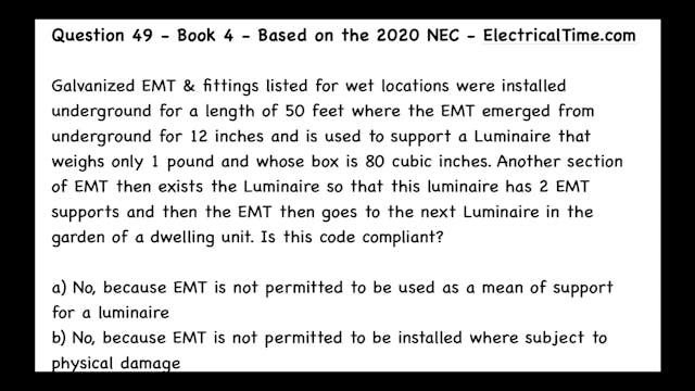 Video 20-04-049 NEC 358.12(2) EMT, Us...