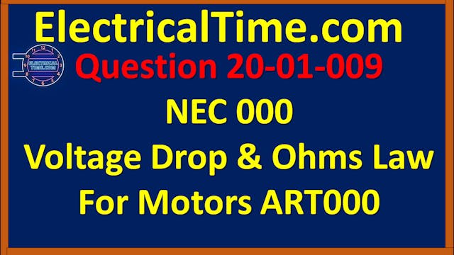 2020-03-009 NEC 000 Voltage Drop & Oh...