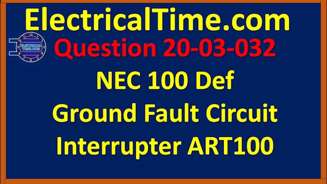 2020-03-032 NEC 100 Def Ground Fault ...