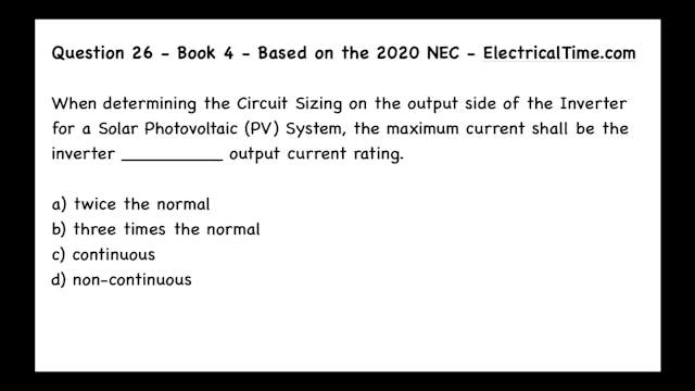 Video 20-04-026 NEC 690.8(A)(1)(e) So...