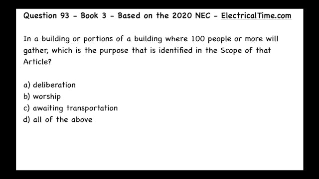 20-03-093 NEC 519.1 Assembly Occupanc...