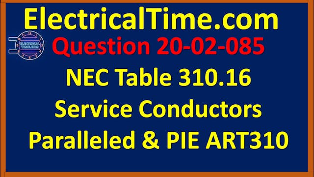 2020-02-085 NEC Table 310.16 Service ...