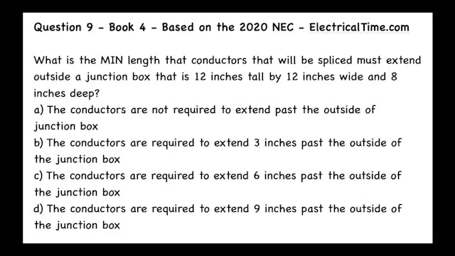 2020-04-009 NEC 300.14 Length of Free...