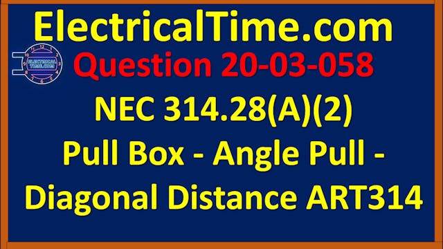 2003058 NEC 314.28(A)(2) Pull Box - A...