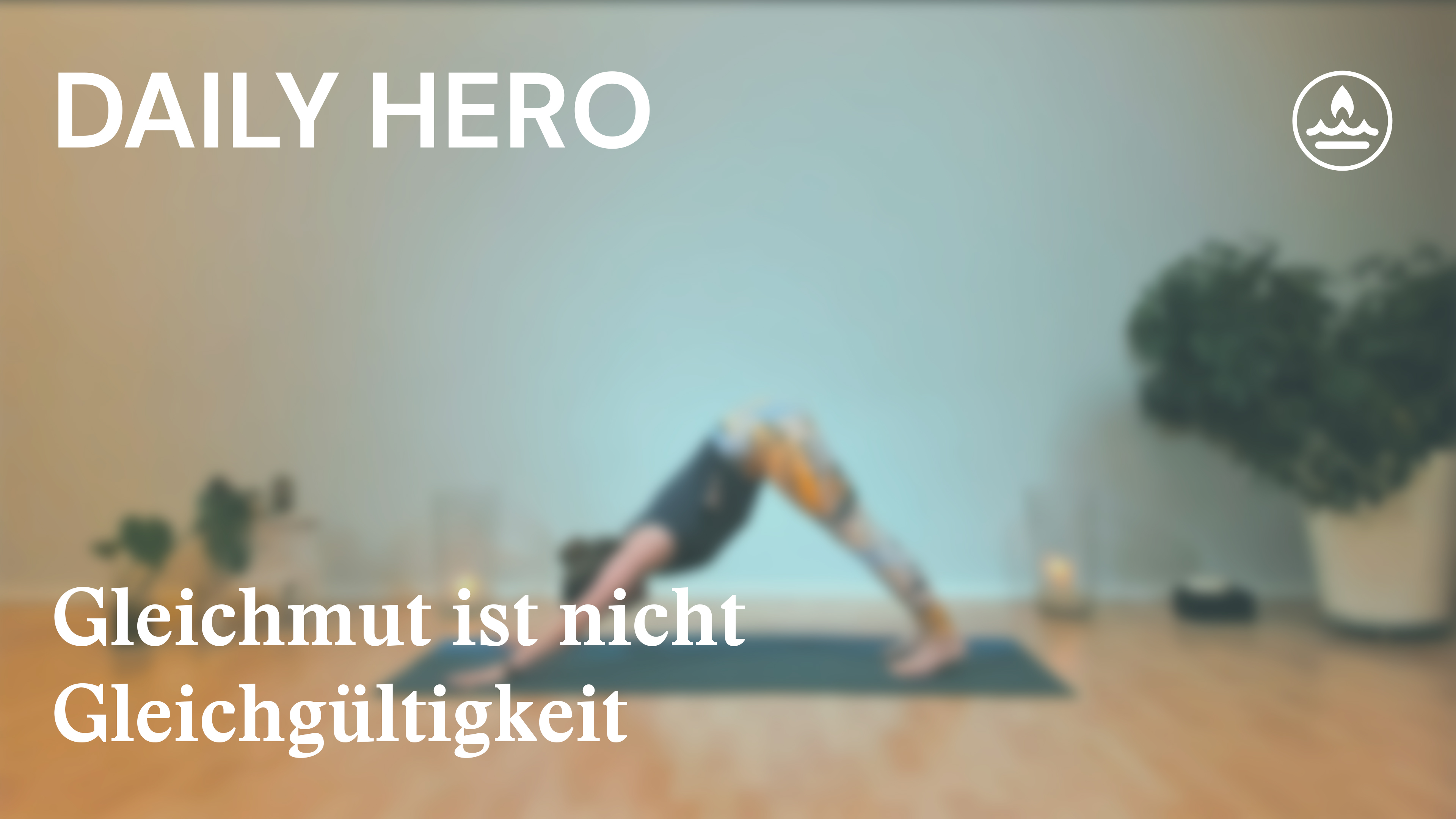 Daily Hero Express I Wasser I Gleichmut ist nicht Gleichgültigkeit I Nadin