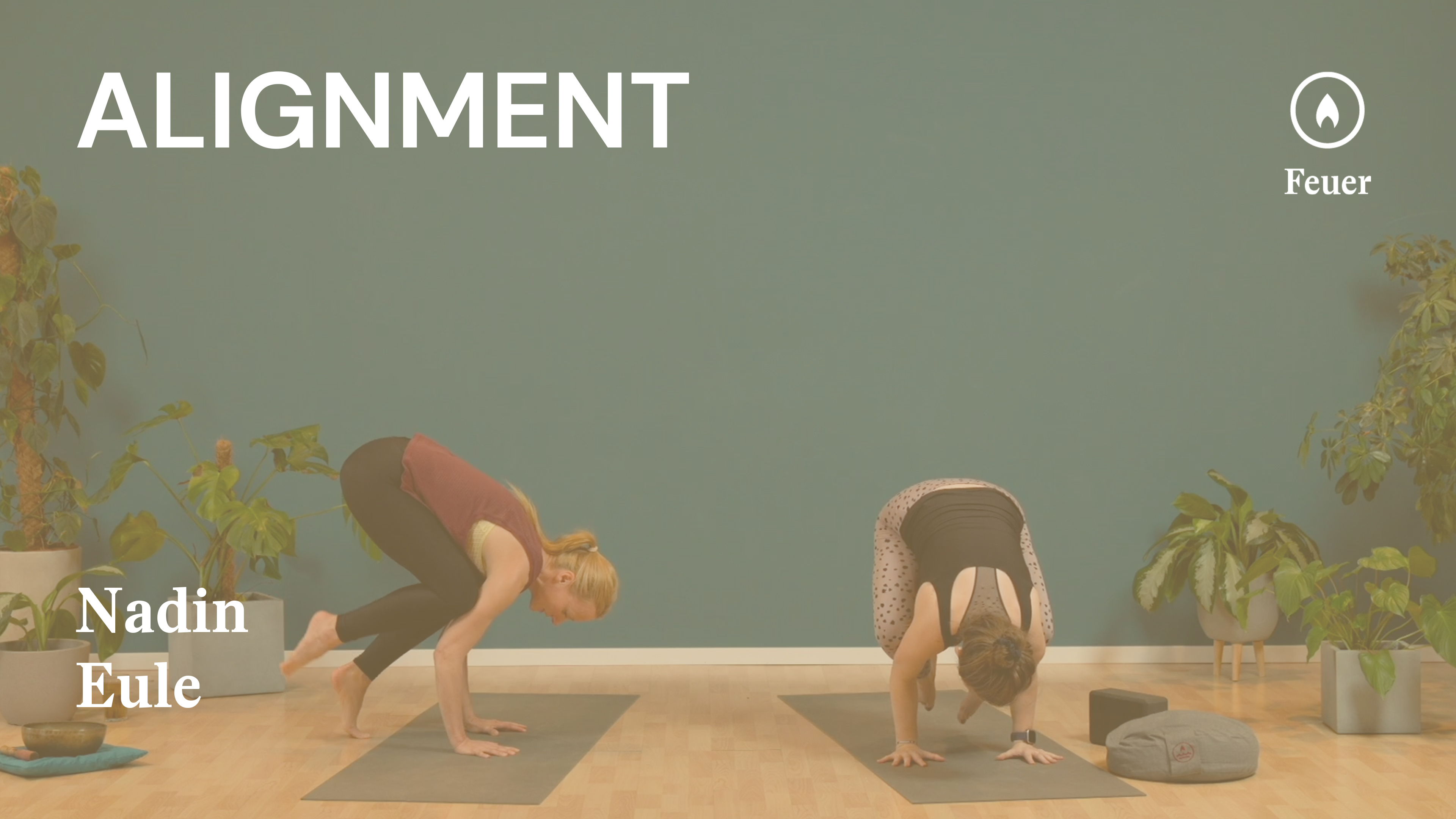 Alignment | Von der Krähe ins Chaturanga | Schritt für Schritt zur Krähe | Nadin