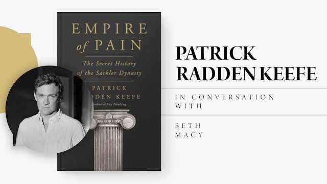 In Conversation : Patrick Radden Keefe