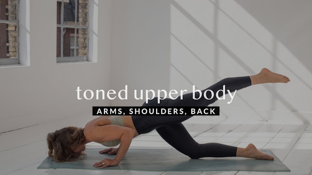 Toned Arms, Shoulders & Back || 19min