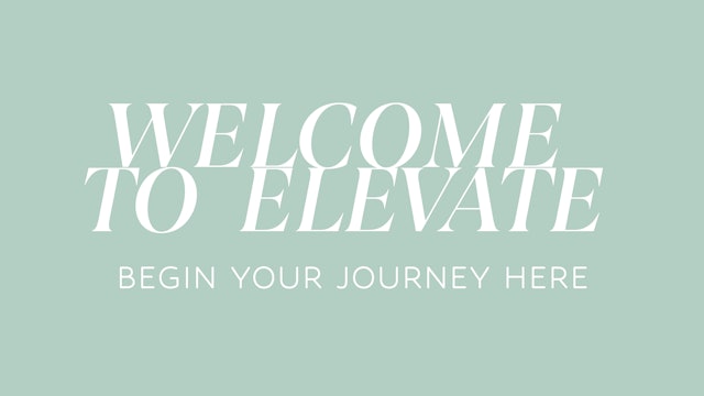 Welcome to Elevate — The Beginners Series Introduction || 1min